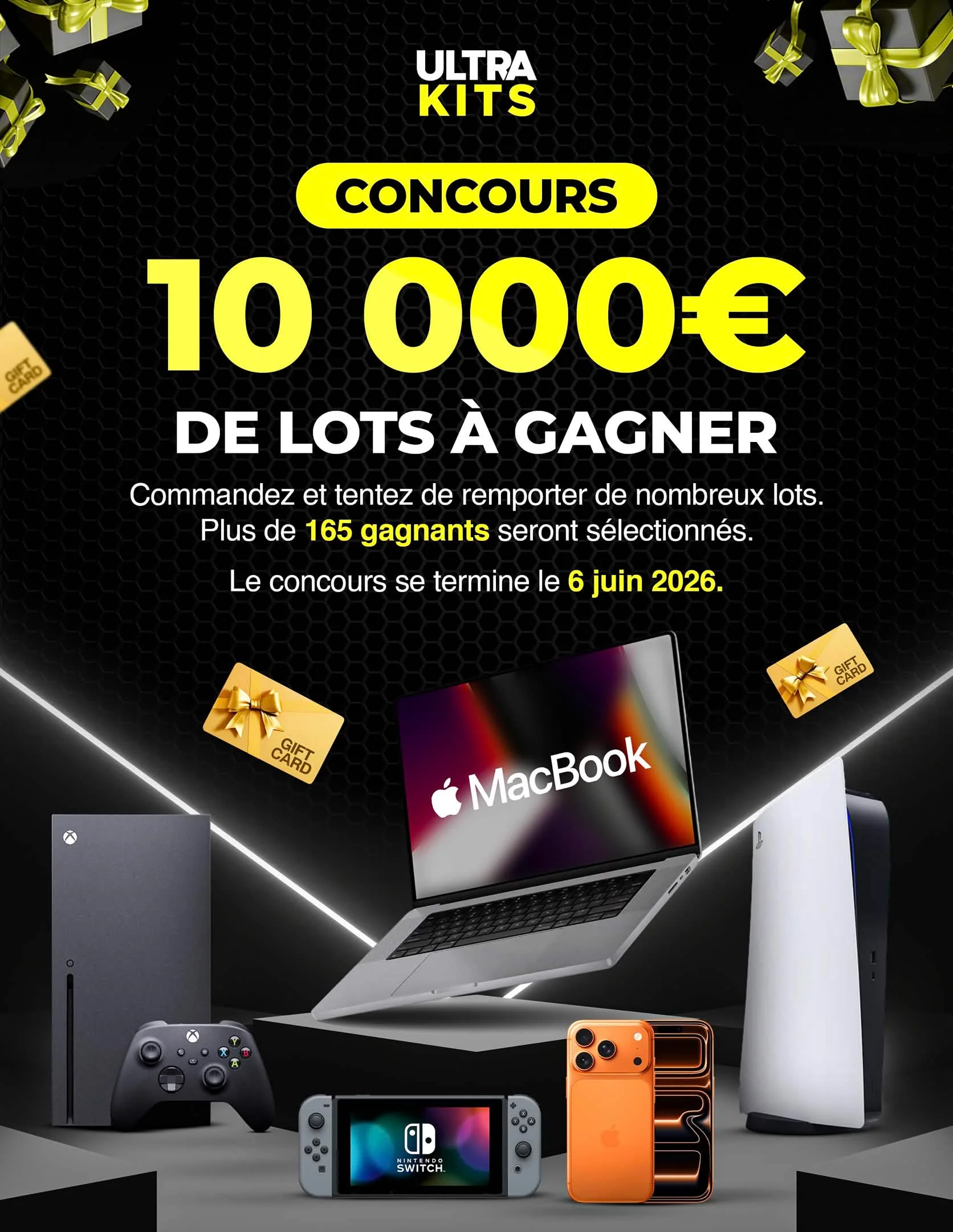 Concours UltraKits 10 000 euros