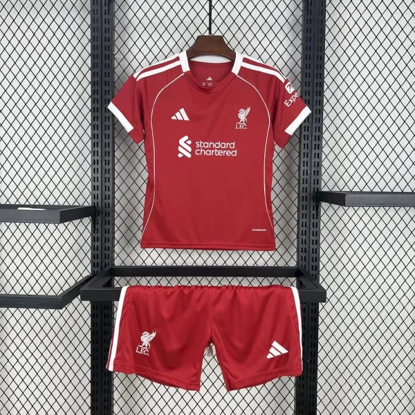 Kit Enfant Liverpool Domicile 2025/2026
