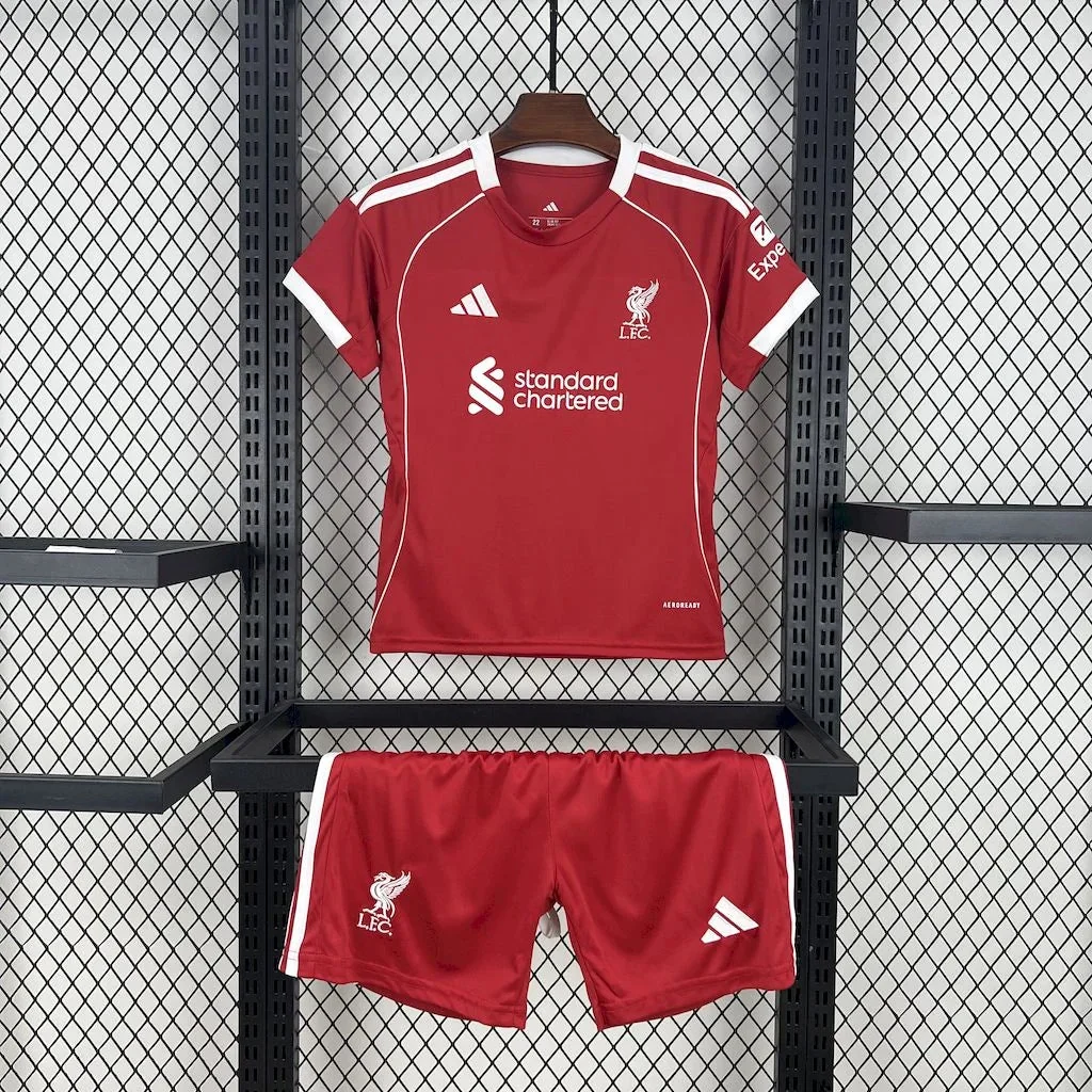 Kit Enfant Liverpool Domicile 2025/2026