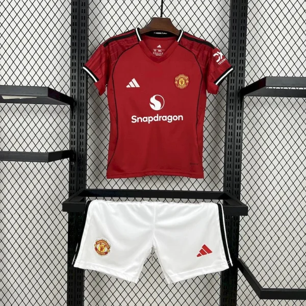 Kit Enfant Manchester United Domicile 2025/2026