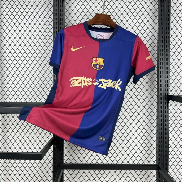 Maillot Barcelone Domicile Travis Scott 2024/2025