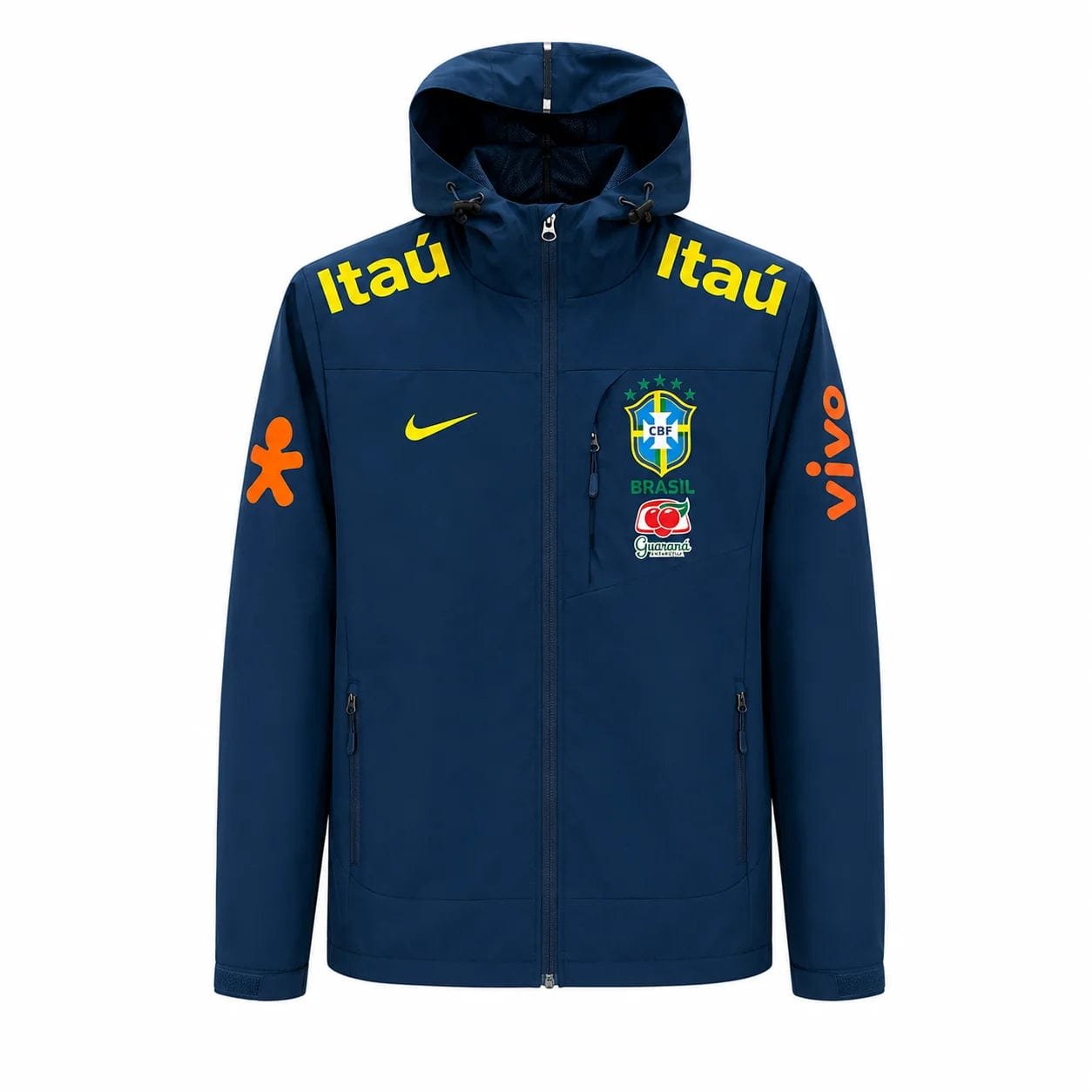 Veste Brésil Imperméable Bleu Foncé