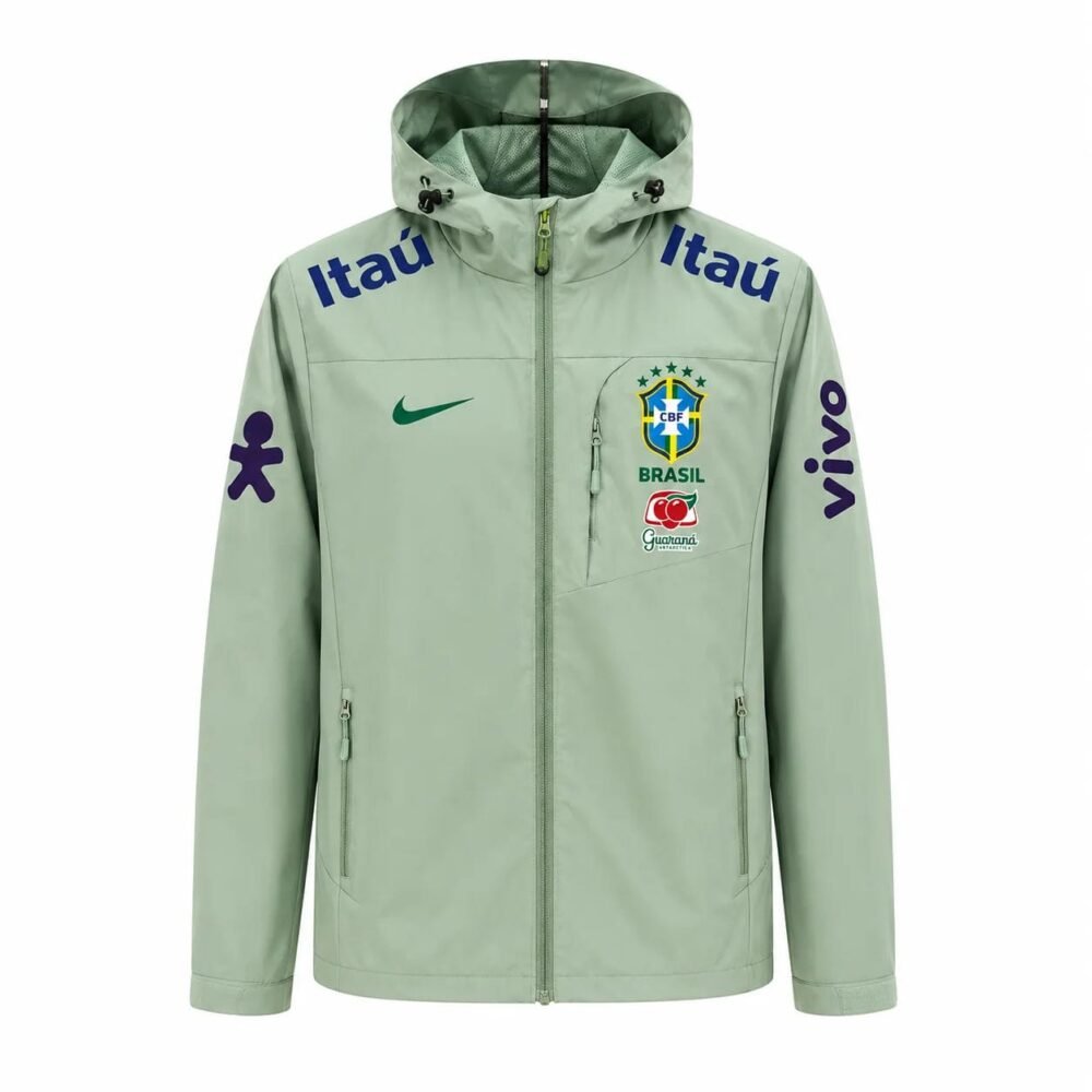 Veste Brésil Imperméable Vert